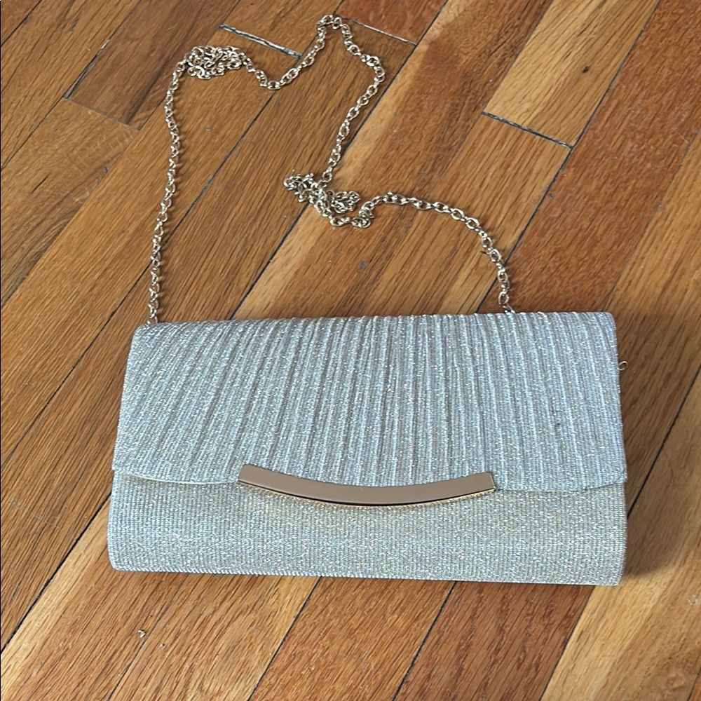 Elegant Gold Clutch Bag